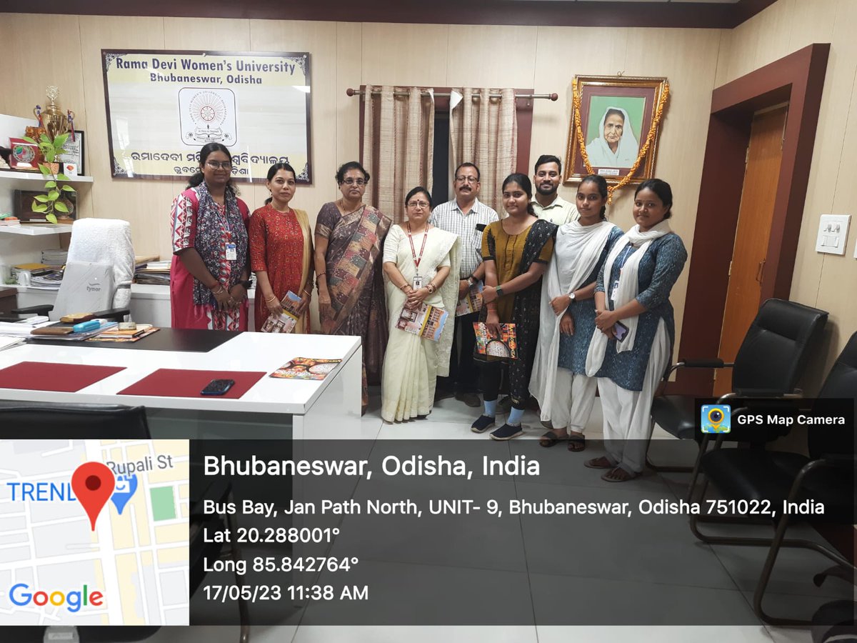 Release of #NewsLetter 'MATHOMANIA' of Dept. of #Mathematics, #RDWU by Hon'ble VC Madam, Prof. @AparajitaChowd6 in the presence of Prof. Chandi Charan Rath, CPGC, Prof. Sasmita Mohanty, Director IQAC; Dr. Chhabi Rani Panigrahi, Co-ordinator and the faculty members of the Dept.