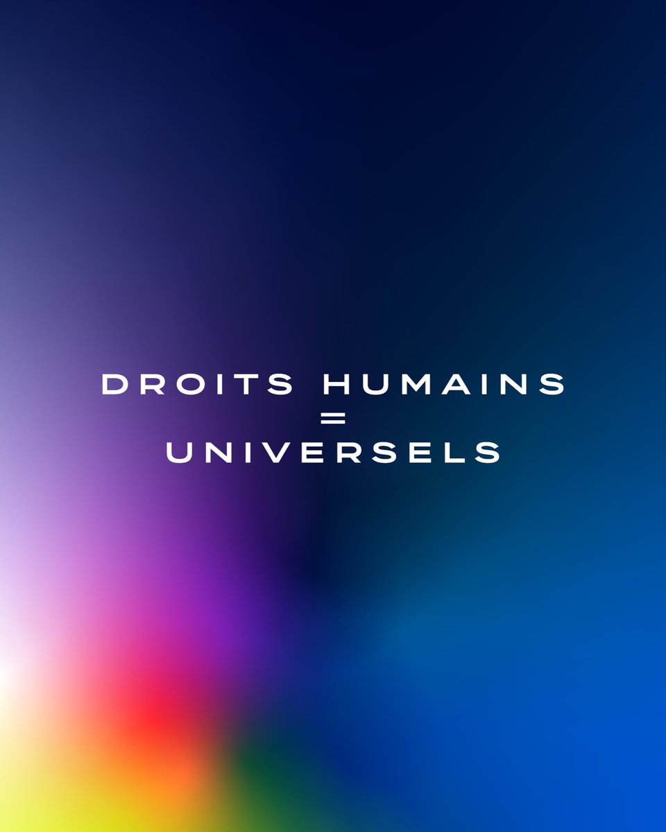 En 2023 encore, les personnes LGBT+ voient leurs droits bafoués.

Les droits humains doivent être respectés pour tous. Ils sont universels.

Dans les enceintes internationales, partout dans le monde, la France porte haut et fort ce message. Continuons à œuvrer pour l’égalité.