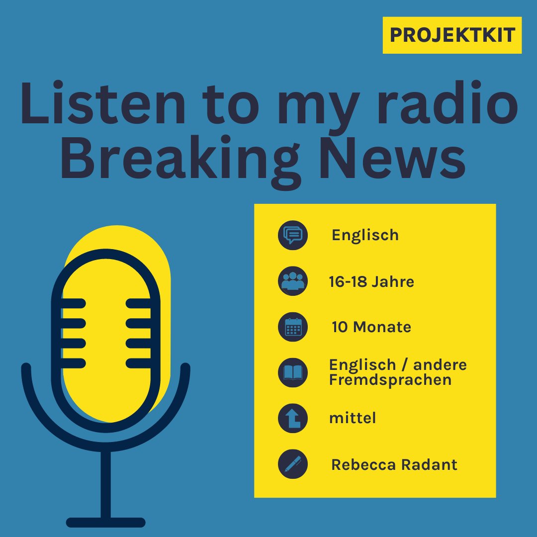 Trauen Sie sich im Unterricht an das Medium #Podcast! In diesem Projektkit lernen Sie anhand eines erfolgreichen #eTwinning-Projekts, wie Sie mit Ihren Schüler:innen kollaborativ einen eigenen Podcast erstellen. 🎙️➡️ t1p.de/luy5v #Unterrichtshilfen #twlz