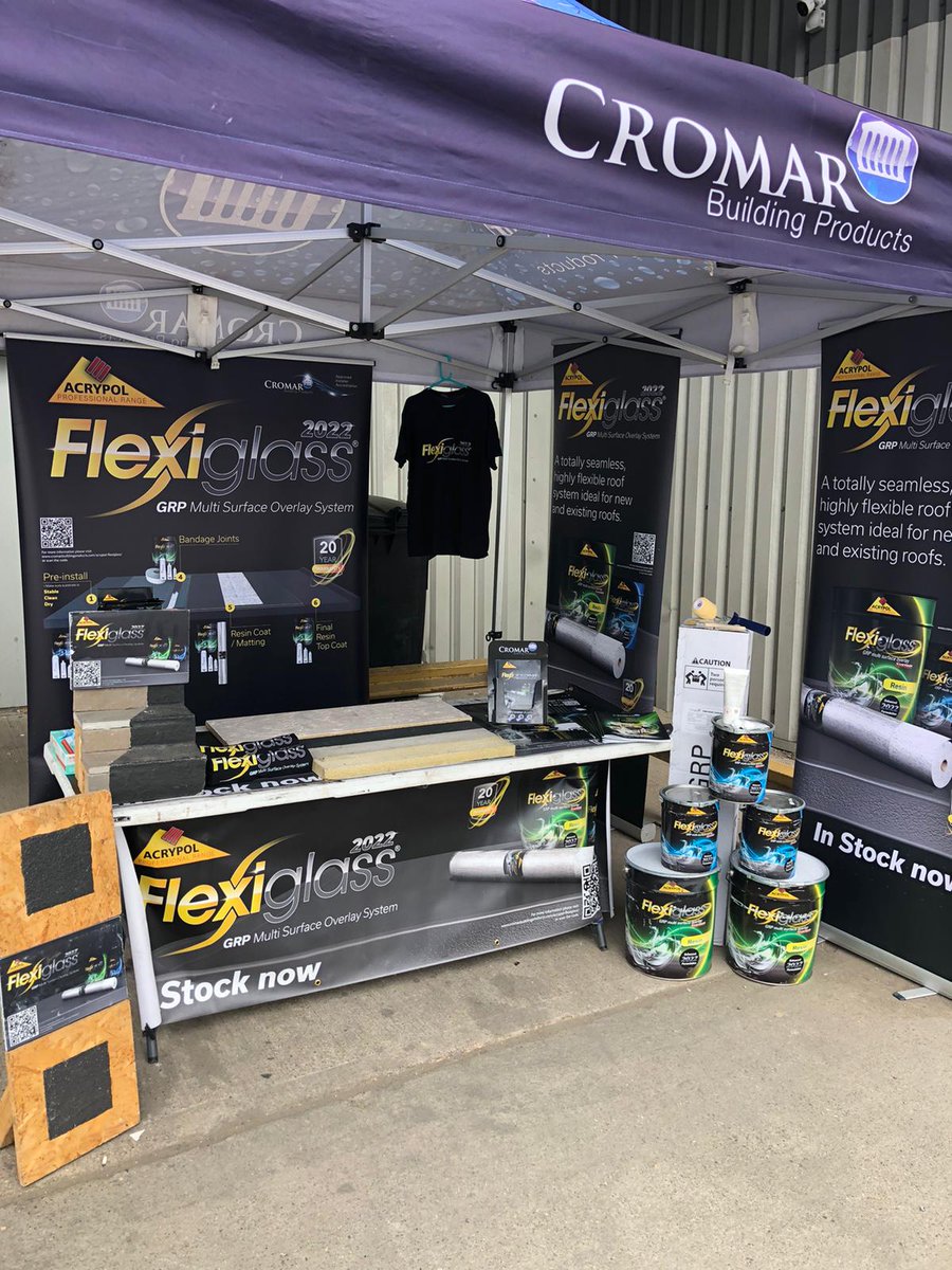 Cromar Building Products (@cromarproducts) on Twitter photo Flexiglass 2022 demonstration day set up at General Building Plastics in Oswestry <a href="/gbplastics/">GB Plastics</a> 🤩🤩 Flexiglass 2022 demonstration day set up at General Building Plastics in Oswestry <a href="/gbplastics/">GB Plastics</a> 🤩🤩