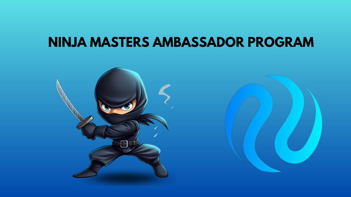IiSalefy's tweet photo. Hello, guys👋
It's time to tell you about NINJA MASTERS AMBASSADOR PROGRAM 🥷  of @Injective_ 
#INJ #Injective #Ambassadorprogram 
This is a thread 1/6 🧵 https://t.co/gI9GsV7jfp