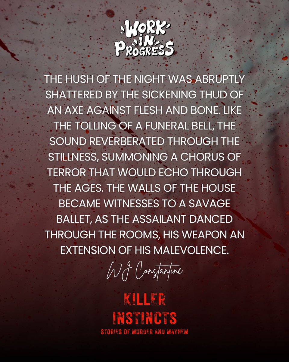 🔪🔎 Killer Instincts: Stories of Murder and Mayhem 🔍🔪

Uncover chilling tales that will send shivers down your spine. Prepare for a journey into the abyss like never before. Coming soon! #KillerInstincts #MurderAndMayhem #TrueCrime #Suspense #DarkTales #CrimeFiction #Horror