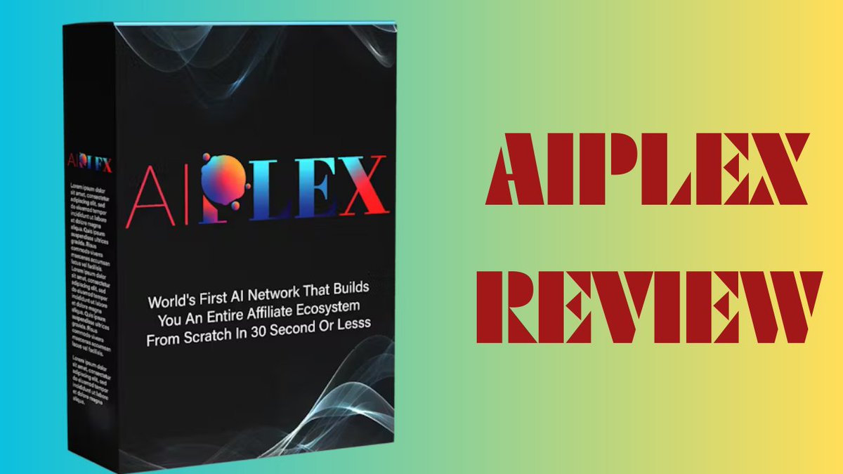 rmtbtech's tweet photo. AiPlex  Review  -  An Affiliate system By Mosh Bari
Full Review Here> https://t.co/yignqmhBFX
#AiPlexReview 
#AiPlexHonestreview
#AiPlexreviewandbonuses
#AiPlexsoftwarereview
#AiPlexappreview
#AiPlexdemo 
#AiPlexreviewMoshBari
#MakemoneywithAiPlex
#AiPlexscamorlegit https://t.co/mUkjsx6HjN