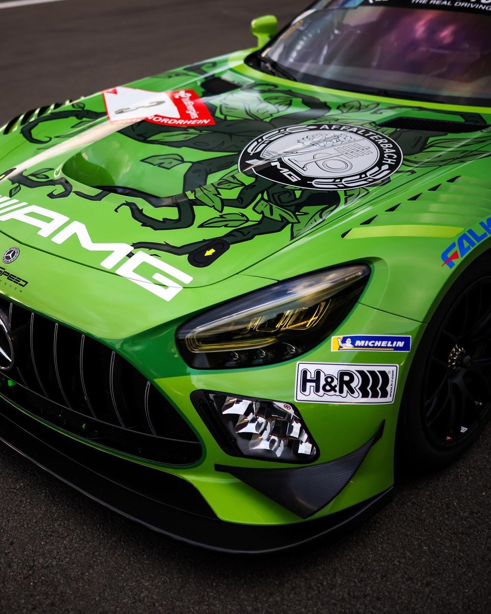MrNick44's tweet photo. A marvellous homage to the Nürburgring Nordschleife. 🟩
#BeastOfTheGreenHell will be driven by Maro Engel, Jules Gounon & Daniel Juncadella in this weekends #24hNBR https://t.co/vwqgF0N6tq