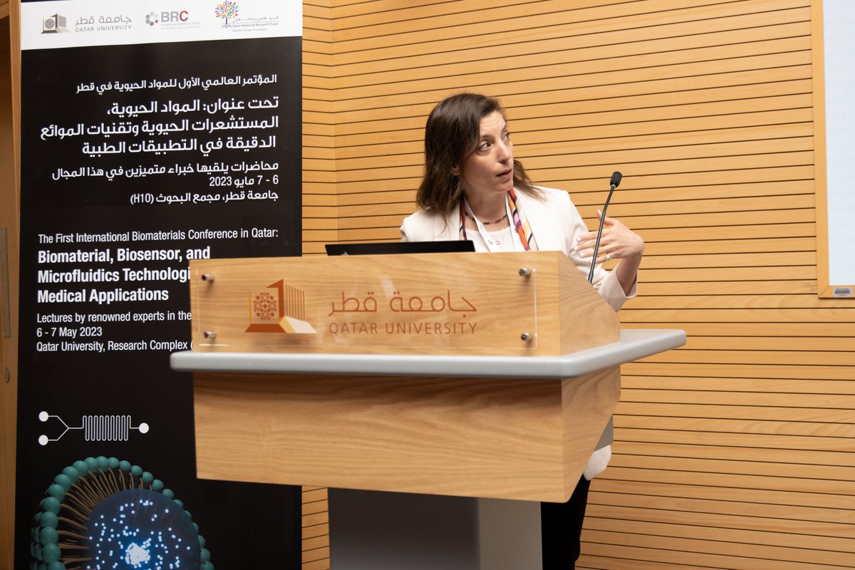 QU_BRC's tweet photo. Qatar's "Biomaterial, Biosensor and Microfluidics Technologies for Medical Applications" conference has concluded successfully with over 35 international and local speakers and 20 posters. The conference showcased cutting-edge research in the field of healthcare.
@QatarUniversity https://t.co/kQowPkuTd5