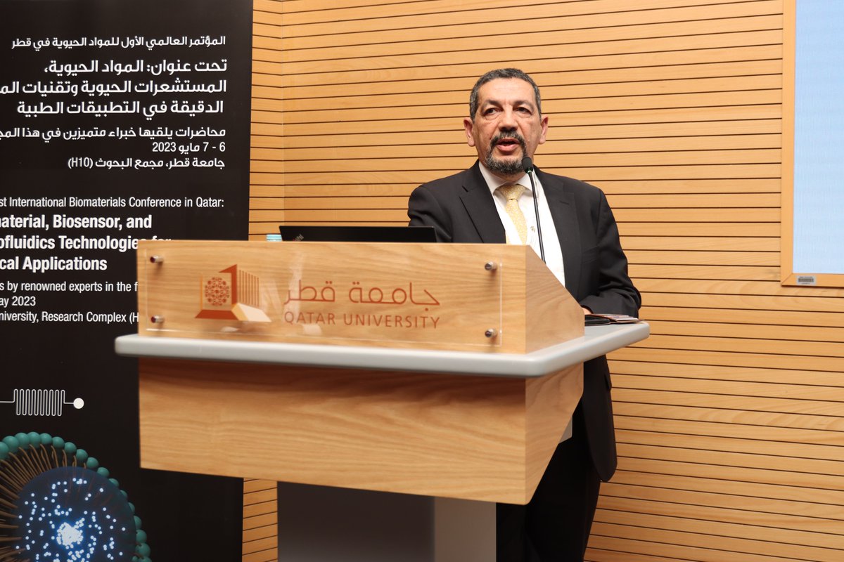QU_BRC's tweet photo. Qatar's "Biomaterial, Biosensor and Microfluidics Technologies for Medical Applications" conference has concluded successfully with over 35 international and local speakers and 20 posters. The conference showcased cutting-edge research in the field of healthcare.
@QatarUniversity https://t.co/kQowPkuTd5