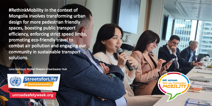 EASSTransport's tweet photo. #RethinkMobility for #Mongolia involves designing for more pedestrian friendly spaces, boosting public transport efficiency, enforcing speed limits, promoting eco-friendly travel to combat air pollution & engaging our community in sustainable transport solutions🚶♀️🚴♂️🚎🌳 #UBeSafe https://t.co/PNGKNQdctT