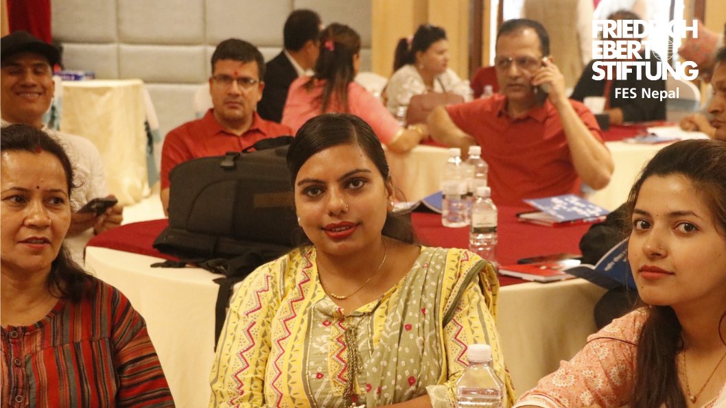 FESinAsia's tweet photo. What an engaging exchange! 👏
"Democracy and Civic Education Discourse" seminar hosted by #FESNepal🇳🇵gathered members of parliament, journalists, teachers, students, political parties and lawyers to learn&amp;share about #genderequality, quality of #democracy and local #governance. https://t.co/IGQz1bOvc3