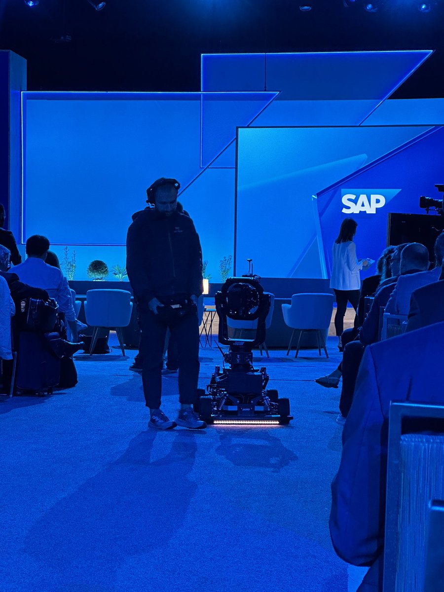 substring's tweet image. They are using a robot camera at SAP Sapphire. Perhaps a drone next year? 😁
#SAPSapphire
