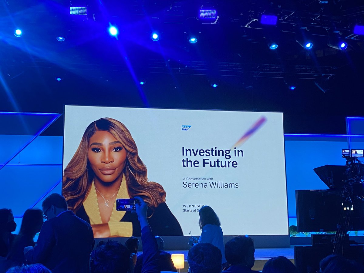 ngurule's tweet image. Day 2 starts in 3,2,1…🎉
@successfactors  @serenawilliams @sap #Sapphire2023