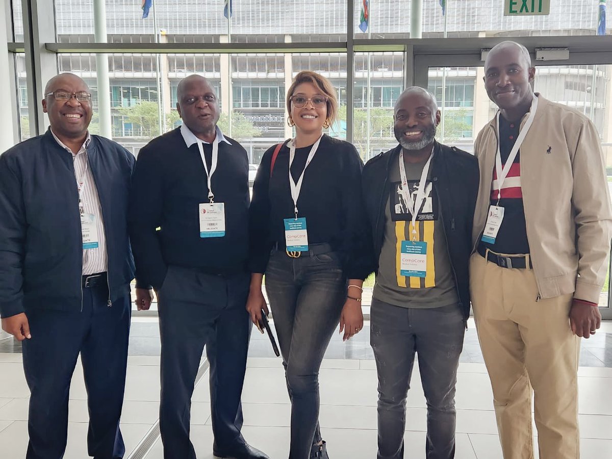 CMSCares4u's tweet photo. #CMS management, Mr Zongi Baloyi & Mr Mfana Maswanganyi at the sidelines of the #BHFConference, hosted the Namibian Association of Medical Aid Funds (NAMAF). Discussions revolved around the regulation of #medicalschemes and best standards of practice by CMS. #CMScares4U https://t.co/hP5YFLfHcd
