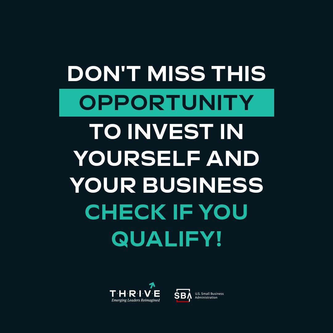 leanbusiness_'s tweet photo. Don't miss this opportunity to invest in yourself and your business. Check if you qualify.
#business #startups #leanbusinessstabilty #SmallBiz https://t.co/6q6ZmI43BR