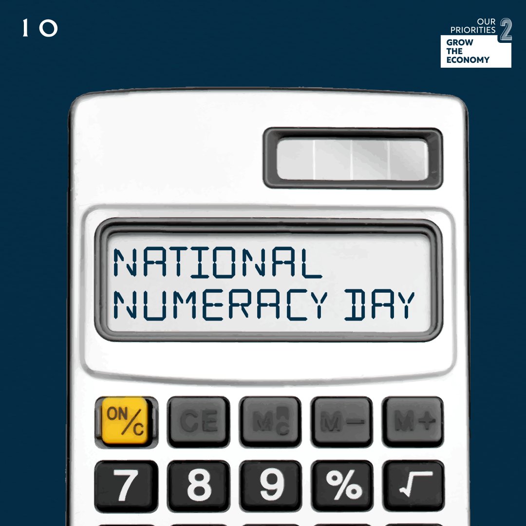 Maths matters in every sector and every trade.

That's why I want all pupils in England to study some form of maths to the age of 18.

Improving these skills will drive innovation, grow the economy and give young people the knowledge they need to succeed #NationalNumeracyDay