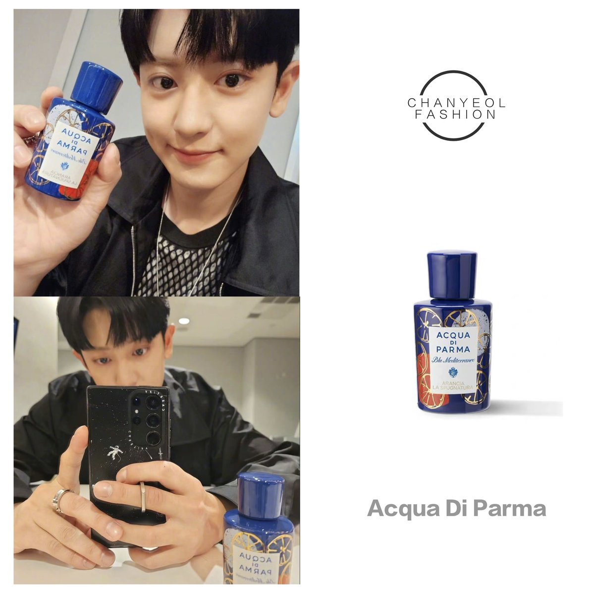 EXO チャニョル　ACQUA DI PARMA  トレカ　ポストカード EXO チャニョル ACQUA DI PARMA トレカ ポストカード