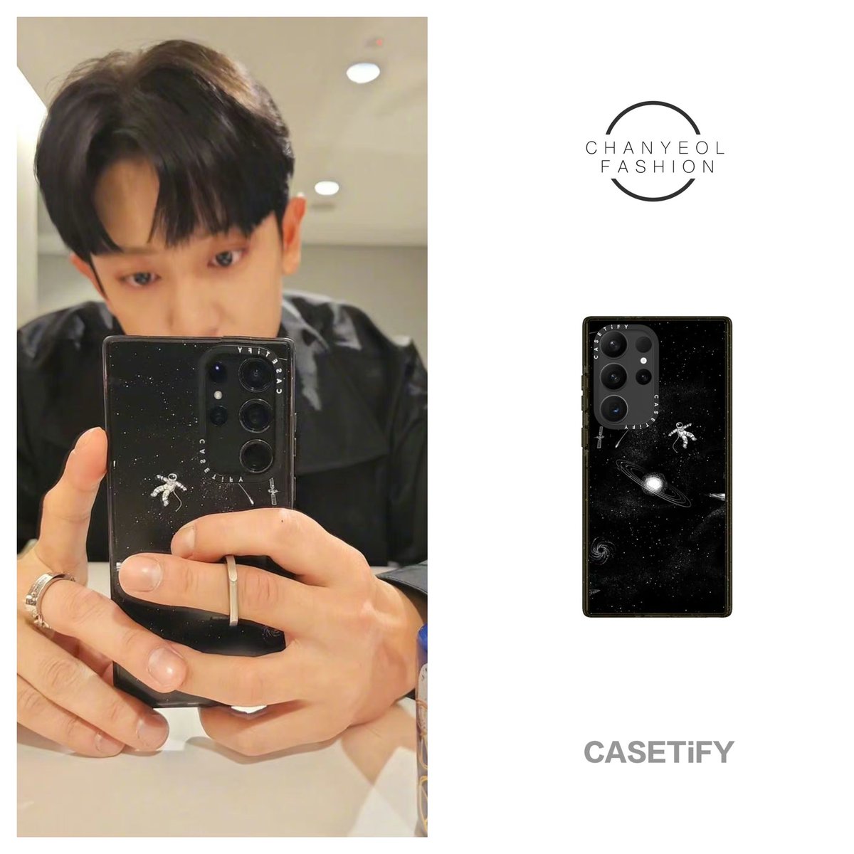 230517 Chanyeol ig update Ring: Dior Necklace: Dower & Wall