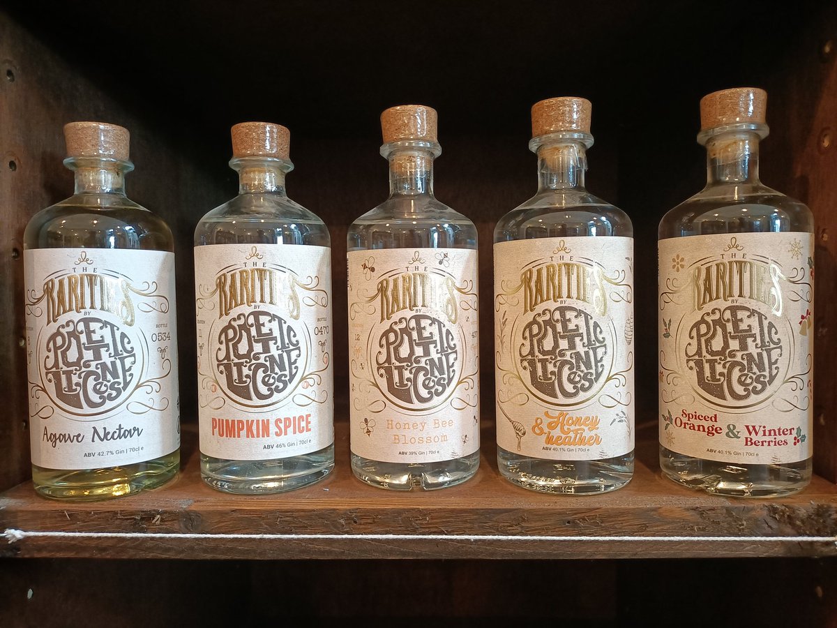 Stock Clearance.
All our spirits are reduced by 25% this week, through until Sunday 21st.

Including  a few remaining <a href="/PoeticLicenseUK/">Poetic License</a> 'Rarities':
AGAVE NECTAR
PUMPKIN SPICE
HONEY BEE BLOSSOM
HONEY &amp; HEATHER
SPICED ORANGE &amp; WINTER BERRIES

You won't find these anywhere else😉