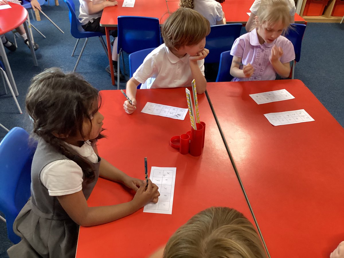 Year 1 having fun on National Numeracy Day today. Dancing with the Numberblocks and playing Bot Bingo. #NationalNumeracyDay @GarswoodPrimary