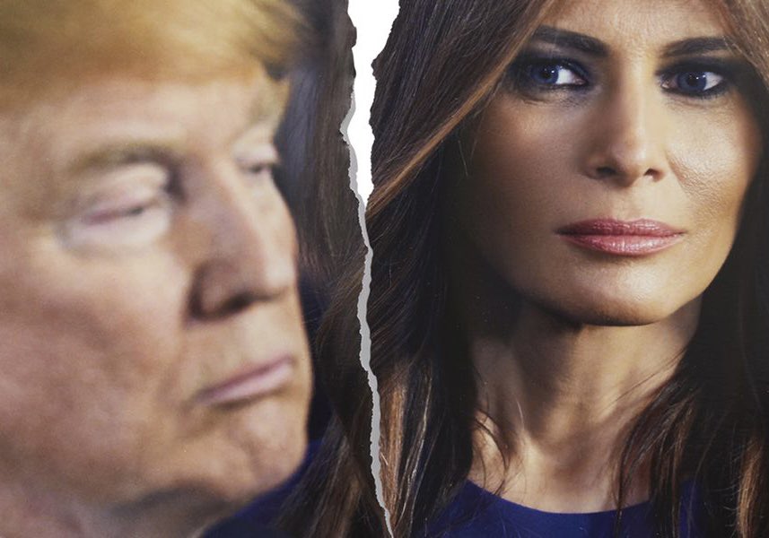 BREAKING: Mar-a-Lago insiders drop bombshell, reveal that Trump and his “wife” Melania “have a very unique arrangement” in which Melania “stays out of his way” because “they live separate lives that rarely intersect and have done so for some time.” 

But it gets worse for Trump.…