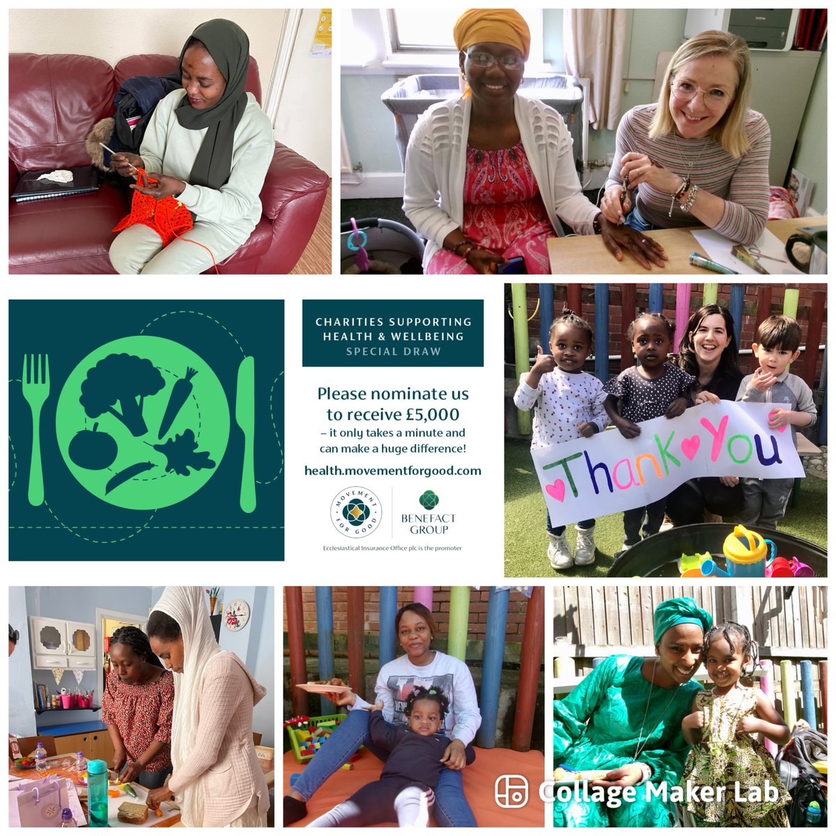 Nominate and retweet to help us win a huge £5,000! 
 
It takes less than a minute to vote and will make a huge diifference to the families we support. 

The more votes we get, the greater our chances of winning!

health.movementforgood.com/index.php?cn=1…