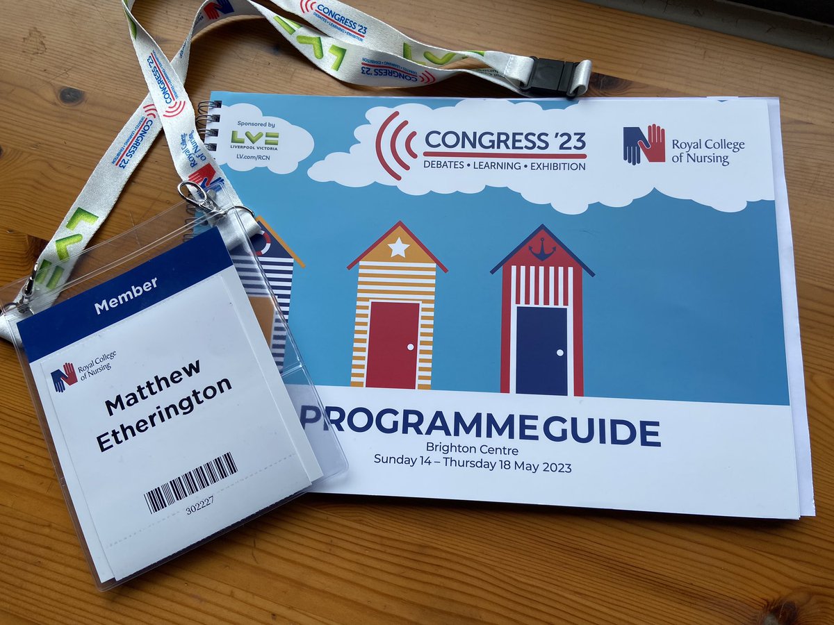 Just had a very quick visit to @theRCN Congress in Brighton

I had some great conversations with the people I met and even had discussions with some future potential employers.

Next year I’ll make sure I’m free for the entire event!

#RCNCongress2023 
#HumpDay