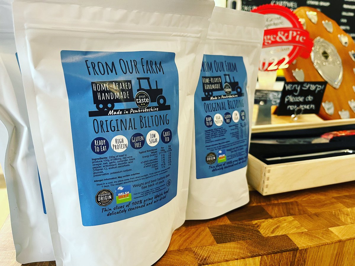 250g Biltong bags are back in stock 
for all you protein nuts 💪🏻
#biltong #protein #glutenfree #lowsugar #grassfed #welshbeef