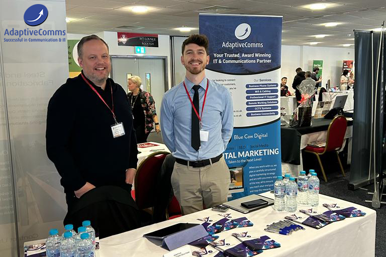 BlueCowDigital's tweet photo. Exhibiting today at St Helen's Expo, showcasing the services that help deliver value back into our local communities.

Need telecoms, IT services, or a sprinkle of digital marketing? Drop by and say hi today!

#adaptivecomms #telecoms #itsupport #bluecowdigital #digitalmarketing https://t.co/6tRSZjq4gD