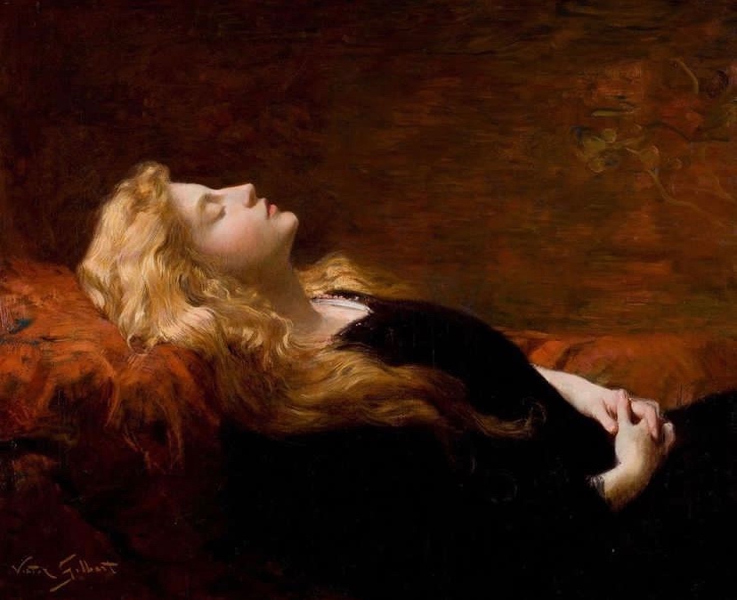 Sleeping Beauty (1899)
By Victor Gabriel Gilbert (1847-1933)