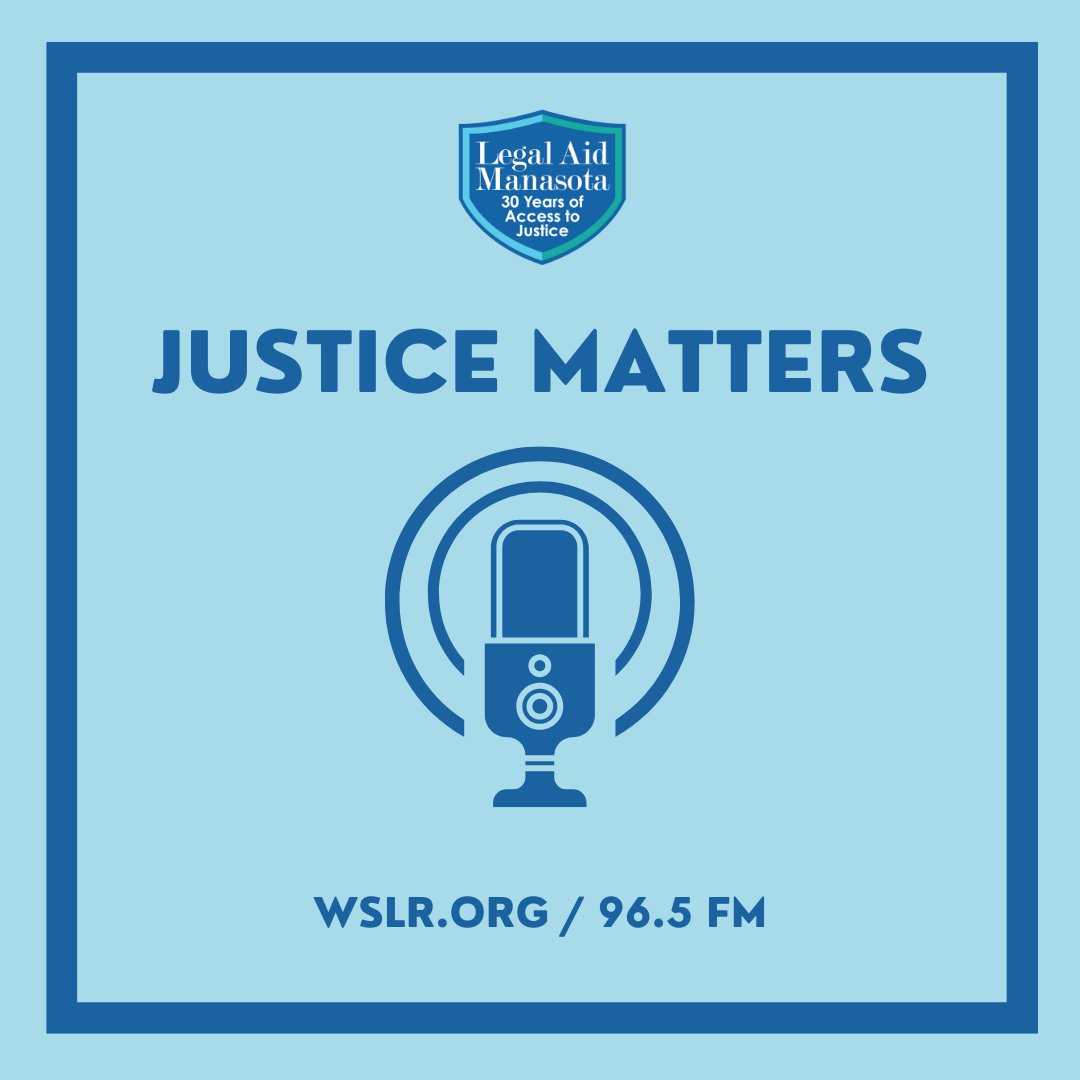 LegalAid941's tweet photo. Here’s your 30-minute reminder to tune into #JusticeMatters on WSLR's Peace &amp; Justice Report at 9:30 a.m.! Our guest is Erin Minor, CEO of Harvest House, which provides affordable housing, recovery services and more to those in need. 

Tune in at 9:30 on https://t.co/Bkvzvx7v2m! https://t.co/FKtzFdpk3U