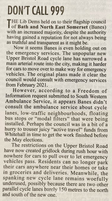 EmilioForBath's tweet photo. Oh dear @bathnes . Latest @PrivateEyeNews #RottenBoroughs What is happening in Bath ? https://t.co/pe42AfGgzo
