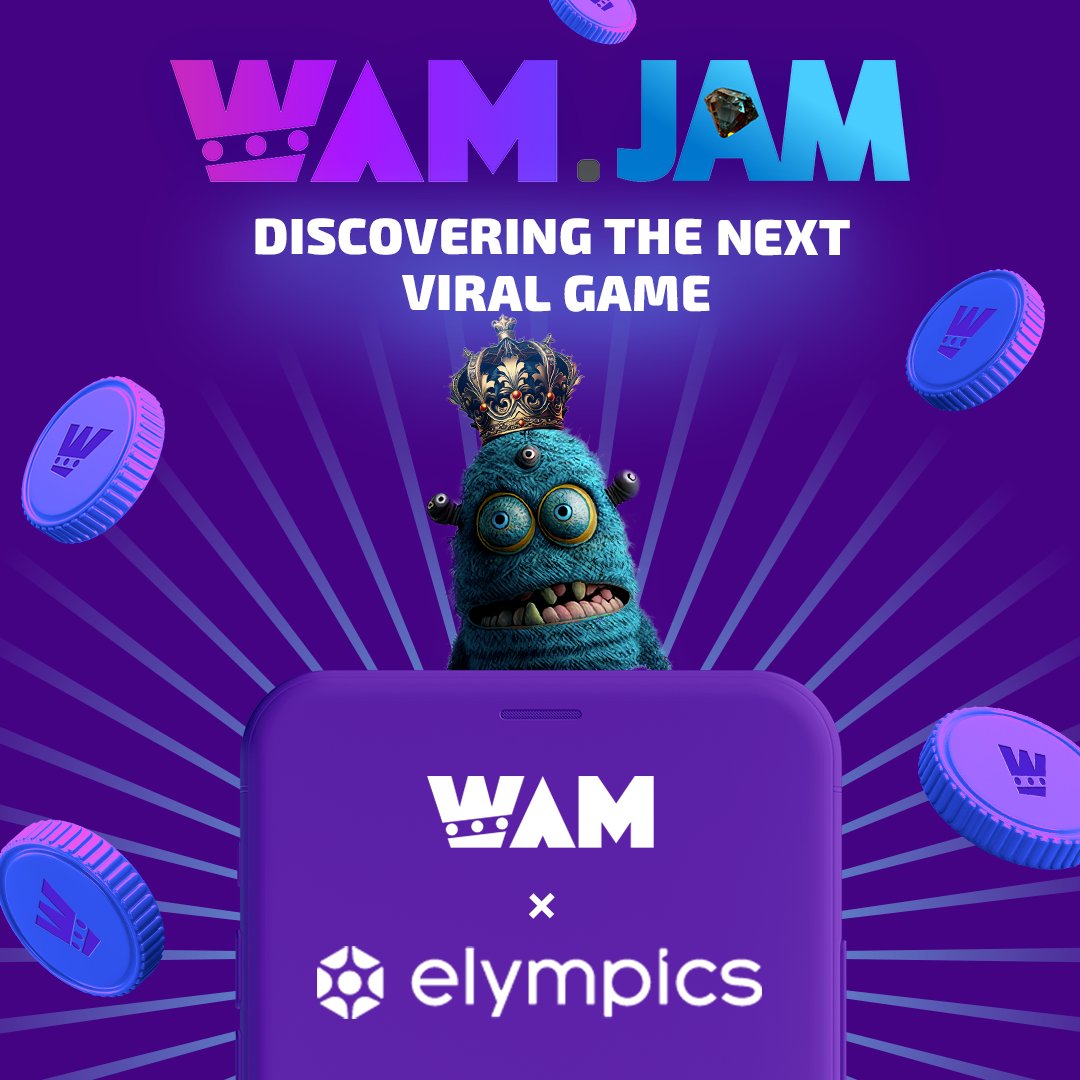 playWAM's tweet photo. 🎉 Drumroll, please! 🥁🥳 We are stoked to announce first squad member joining us for the #WAM's first game jam: 

@elympicsgames 👉the cutting-edge multiplayer engine revolutionizing competitive #gaming.

🔹  Elympics is a multiplayer engine optimized for highly competitive gameplay, w/ esports-ready features like realtime parallel world simulation, blockchain integration, out of the box security & ease of use. ⚡️🎮

WAM.JAM: Unleash the Next Viral Game 🚀