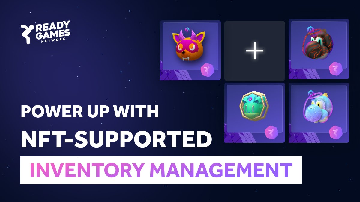 0xplay_network's tweet photo. Discover #RGN's Inventory feature - the perfect solution for any of your game's supply management needs. It supports #NFTs, #virtualitems #powerups upgrades, modifiability &amp; #interoperability ⚡
Join us and see it for yourself! 👀 https://t.co/ICxPm3fhdN https://t.co/9ASbGW4iel