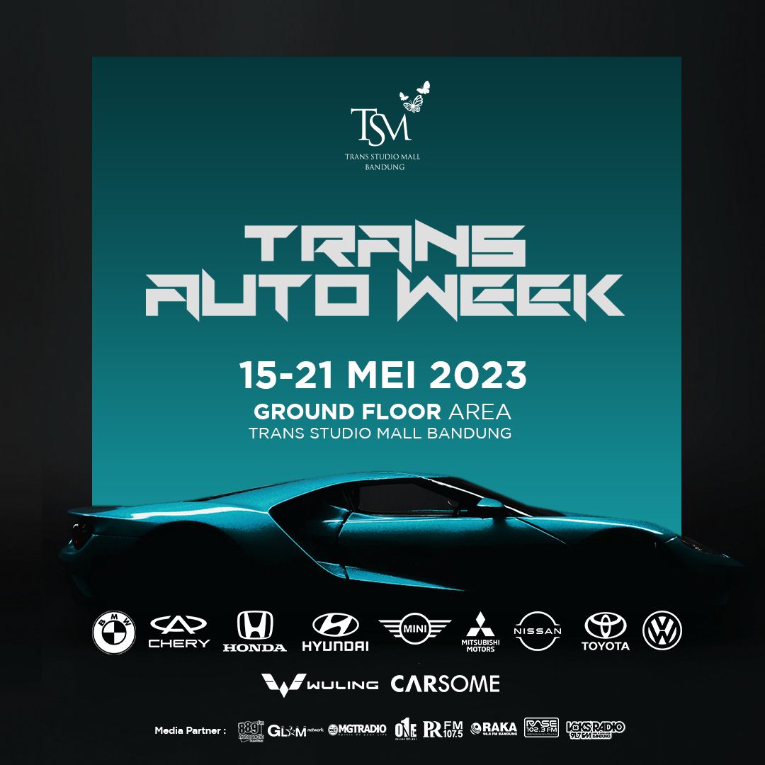 Berencana untuk memiliki mobil baru di pertengahan tahun ini? Inilah saat yang tepat karena gelaran "Trans Auto Week" kami hadirkan minggu ini !!

📍 Ground Floor, TSM Bandung
15-21 Mei 2023