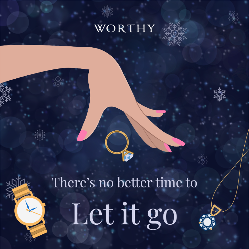 wearesoworthy's tweet photo. "Worthy exceeded my expectations! They sold my ring for double what the pawn shop offered. I'm thrilled with the outcome and the empowerment I feel. Highly recommend!"
Sell your ring for its true value with Worthy - ⭐⭐⭐⭐⭐ Over 2,500 5-Star Reviews!