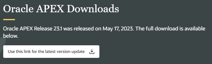 moreaux_louis's tweet photo. #orclAPEX 23.1 is generally available ✨

Download it now at 👇
https://t.co/AMqkFoeZDQ https://t.co/0C7jlhcFIu