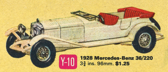 Classic #Matchbox time...1967 Y-10 1928 Mercedes-Benz 36/220