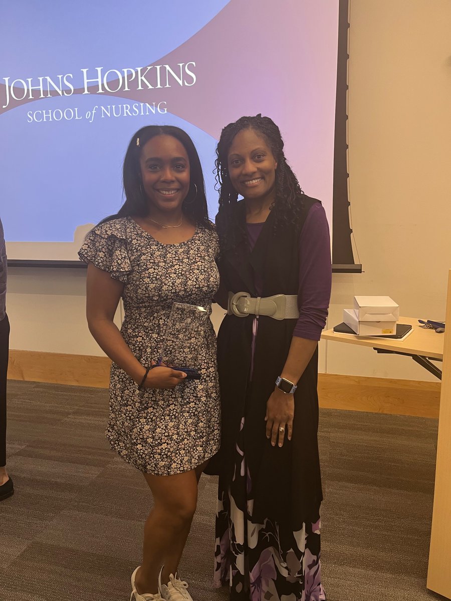 Janiece (@janieceltaylor) on Twitter photo Congratulations <a href="/ShelbieAtkins/">Shelbie Atkins, MSN, RN</a>
for winning the <a href="/JHUNursing/">Hopkins Nursing</a>
Graduate Research Assistant Award! You are a phenomenal research nurse with so much passion and drive. You have an amazing future ahead as a DNP. Congratulations <a href="/ShelbieAtkins/">Shelbie Atkins, MSN, RN</a>
for winning the <a href="/JHUNursing/">Hopkins Nursing</a>
Graduate Research Assistant Award! You are a phenomenal research nurse with so much passion and drive. You have an amazing future ahead as a DNP.