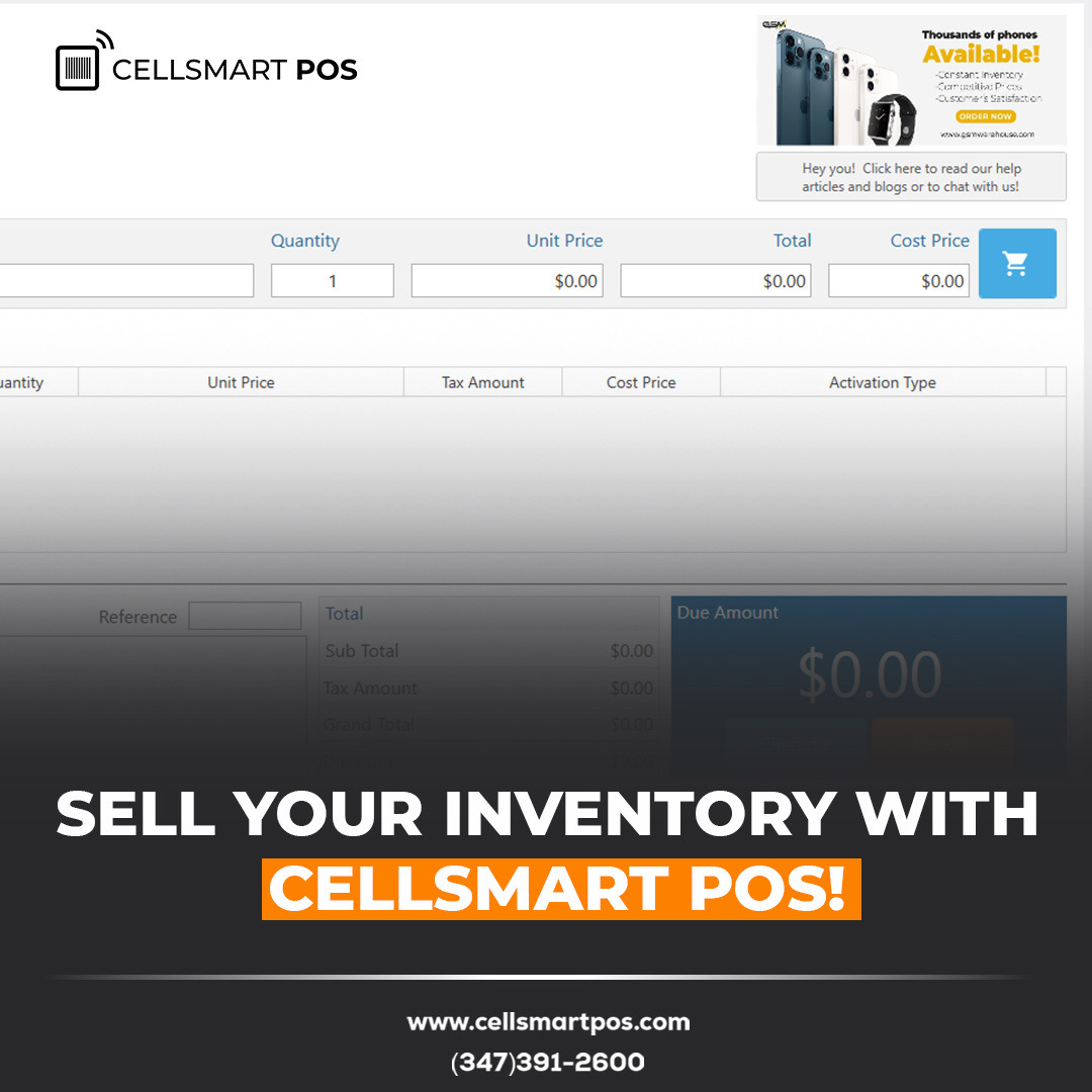 CellSmartPOS's tweet image. Sell Your Inventory With CellSmart POS!

CellSmart wholesale management software allows you to place ads of your inventory in our POS. Your ads will be viewed by thousands of retailers who use our POS daily.

 cellsmartpos.com/wholesale/

#SmallBusiness #WholesalePOS #CellsmartPOS