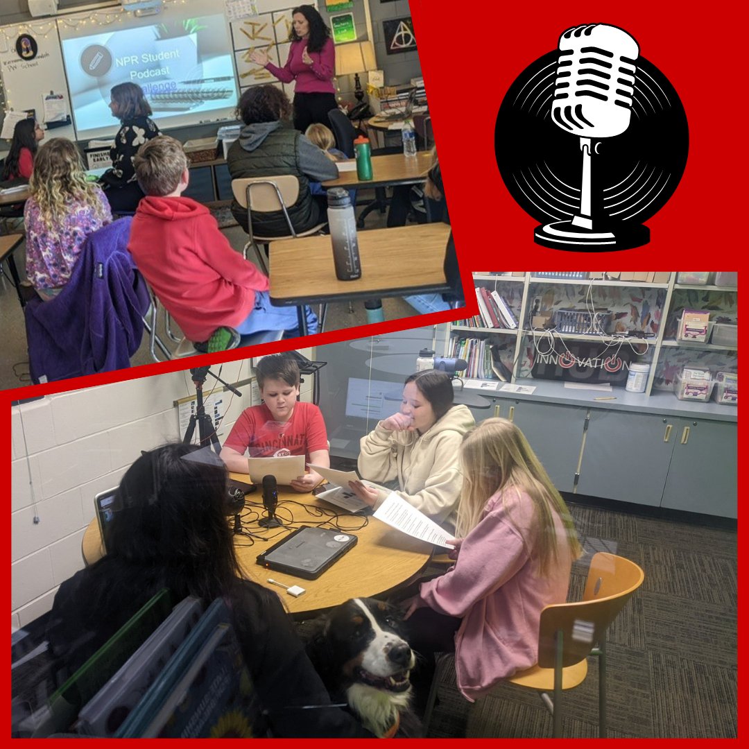 LakotaDistrict's tweet image. Who knows? You just might hear Woodland students on NPR! 🎙️ Over 100 students entered the NPR Student Podcast Challenge. trst.in/4IoVfn #WEareLakota
