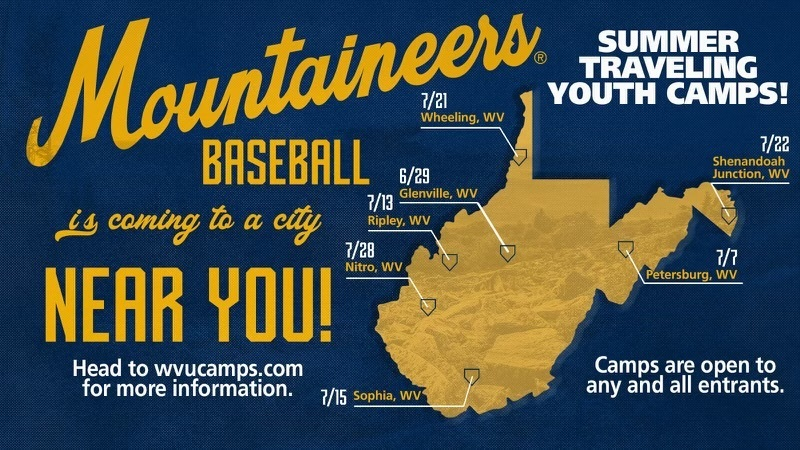 RaidersTMS's tweet photo. Attention parents of incoming 6th graders and below! WVU baseball will be in town on July 21st for a baseball training camp! Sign up at https://t.co/mI7eWkcRfC https://t.co/FRLIuqMydG