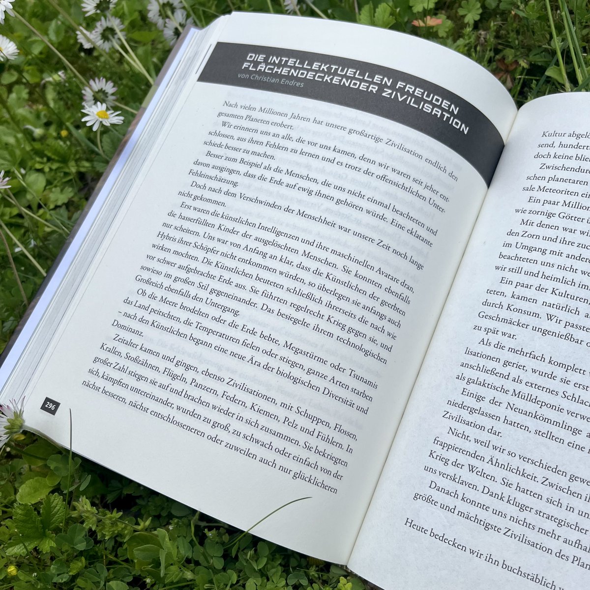 Bei <a href="/Hirnkost/">Hirnkost Verlag</a>  ist mit "Ferne Horizonte" eine neue Science-Fiction-Anthologie  erschienen. Von mir gibt's darin die Kurzgeschichte "Die intelektuellen Freuden flächendeckender Zivilisation". Weitere Geschichten stammen von @Rezensionsnerd1, <a href="/UHermann/">Uwe Hermann</a> , <a href="/aiki_mira/">Aiki Mira</a> und anderen.