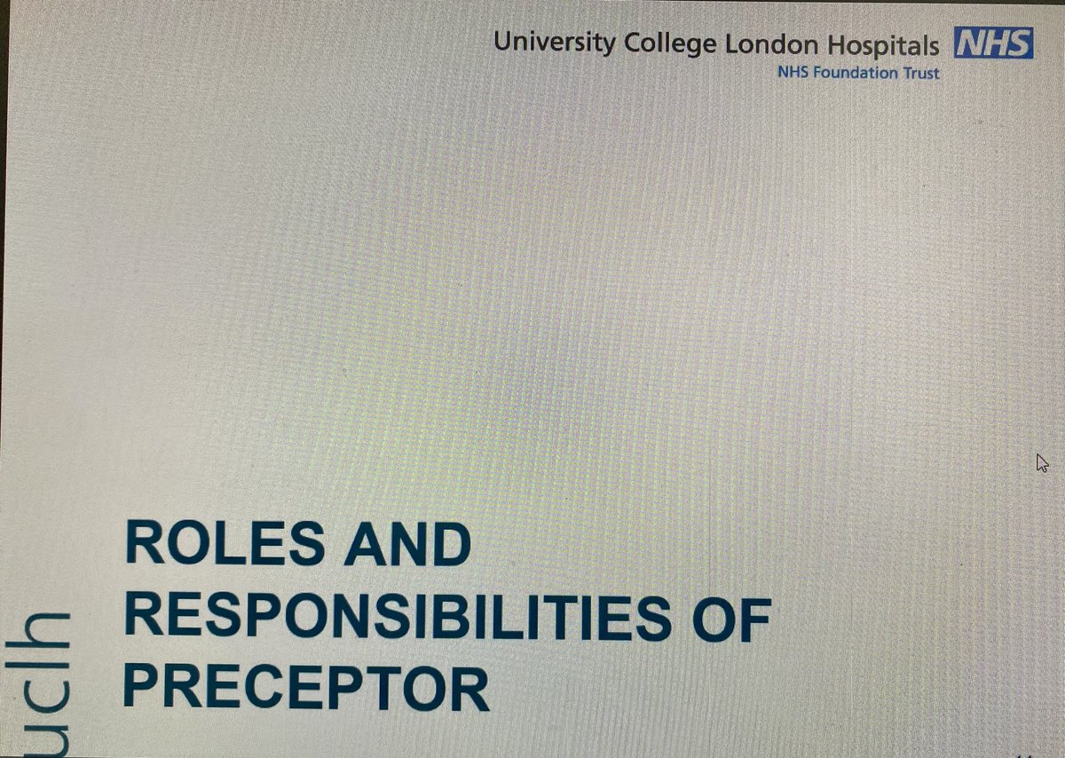 Excited to attend the launch of our first #AHP preceptor training @uclh today in readiness for our #AHPPreceptorship Programme launch in two weeks. Thank you Mags @pals_precept @HFosbery @IanTaylorRD @jo_gelona @DrFYung @RebeccaRadUCH @A_R_Capp