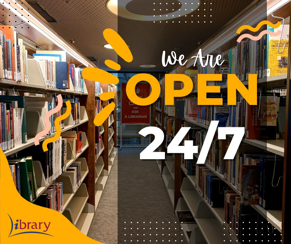 Kütüphane, 15 Mayıs - 9 Haziran 2023 tarihleri arasında 7/24 açık olacaktır. 
The library will be open 24/7 between 15 May and 9 June 2023.
