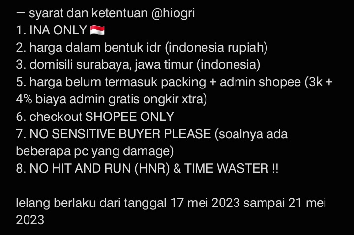 LELANG PC STRAYKIDS &amp; THEBOYZ <a href="/hiogri/">︎︎︎︎︎︎ؘ︎mention @ after dm</a>
— 17 mei 2023 sampai 21 mei 2023 
— start from 1k sampai 5k
— lelang QRT ONLY NO DM 
please baca syarat dan ketentuan dulu ya!