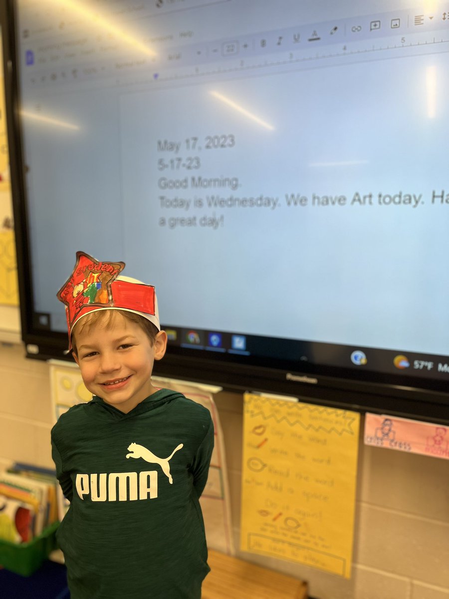 McGradeGibson's tweet photo. Star student!! #FHLeads https://t.co/SxK6gDZV9k