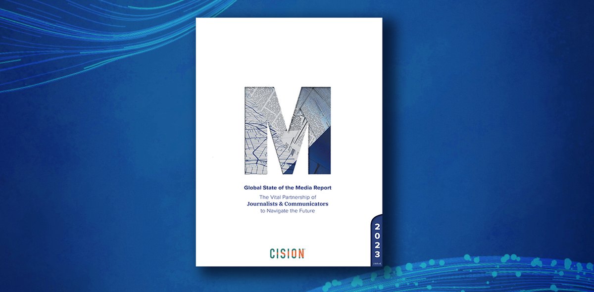 Cision's tweet photo. Our 2023 State of the Media Report is here! We surveyed 3,100+ journalists worldwide to hear what they had to say about AI, social media, challenges around misinformation &amp; more. Get more insight &amp; see what these findings mean for PR &amp; comms professionals: https://t.co/Ufa796YS5D https://t.co/rdb9o8DsSn
