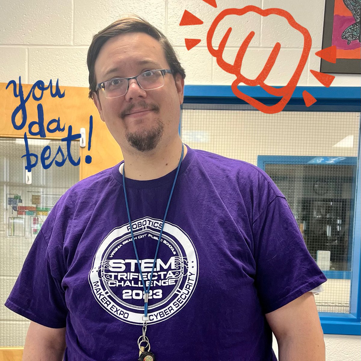Our fearless leader is bringing his team to the STEM competition today! They’ve all worked so hard leading up to this moment…we are SO PROUD! Go team! <a href="/KingstonVBCPS/">Grant Baker</a> <a href="/Sarah_AllardVB/">Sarah Allard</a> <a href="/KeriKenison/">Keri Schoeffel</a> #STEMCompetition2023 #KeepingUpWithKingston