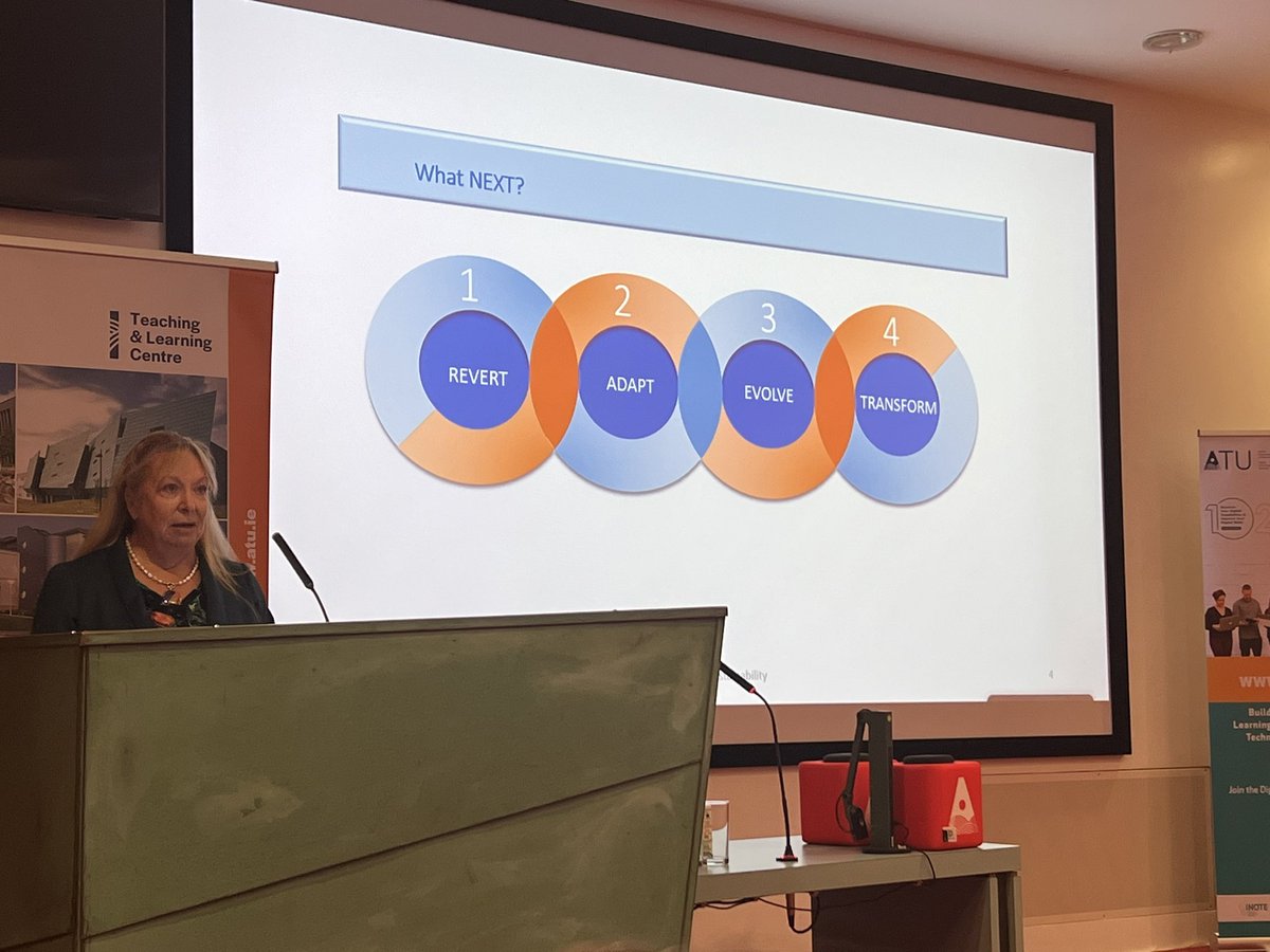 carinaginty's tweet photo. Afternoon kicking off with @gillysalmon at #DigitalEd23 @atu_ie - What next? Who are we? Where are we going in HE? Join us online this afternoon at https://t.co/LosfVr828n https://t.co/sZ9Gz4ylaG