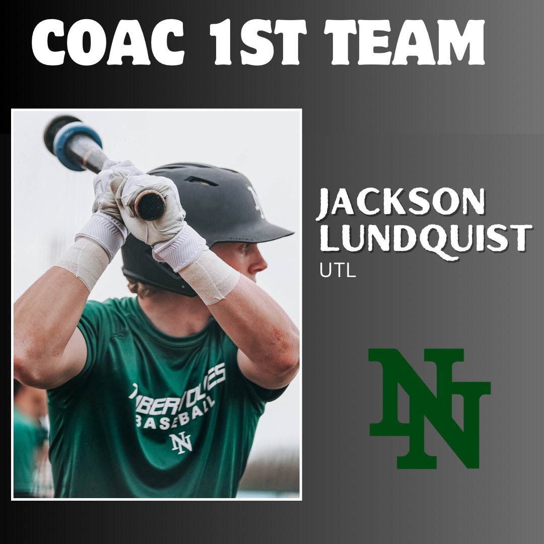 Norman North Baseball (@normannorth) on Twitter photo Congratulations to <a href="/JLundquist15/">Jackson Lundquist</a> on being selected to 1st Team COAC All Conference. We are proud of you, Jackson! Congratulations to <a href="/JLundquist15/">Jackson Lundquist</a> on being selected to 1st Team COAC All Conference. We are proud of you, Jackson!