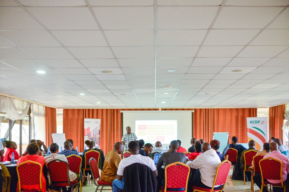KCDF's tweet photo. Last week, KCDF trained 41 participants from 23 nonprofits across 16 counties on fundraising, reporting, communication, documentation &amp; safeguarding policies.

They are part of our Pamoja for Change Programme, fundraising for 50% of their projects while KCDF matches the rest. https://t.co/Vll051wgJ3