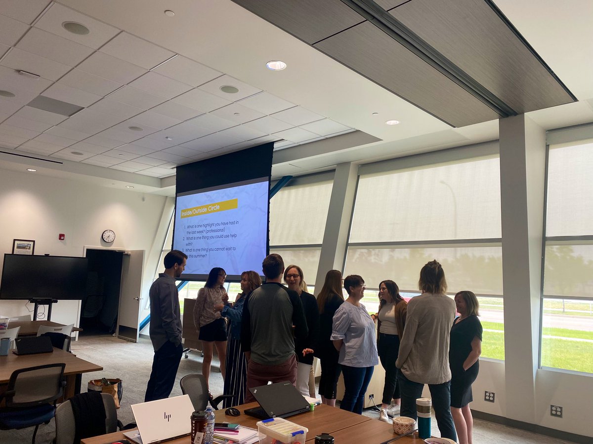 MrsBoehm's tweet photo. Our @EICSCatholic Collaborative Response Coordinators, Inclusive Learning Facilitators, and Inclusive Learning Services team take time to connect and build community so we can continue to serve our students, families, and staff. #BetterTogether #insideoutsidecircle https://t.co/8azqoUQHOJ